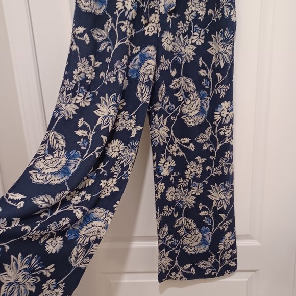 H&M high-waisted floral pants - Picture 3 of 9
